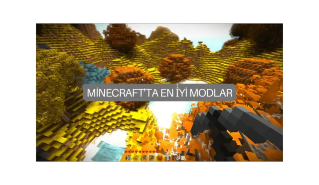 Minecraft’ta en i̇yi modlar